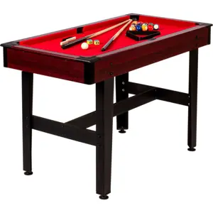 57276 GamesPlanet®  pool biliard 4 ft, červený