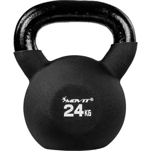 63650  MOVIT Kettlebell činka černá, 24 kg