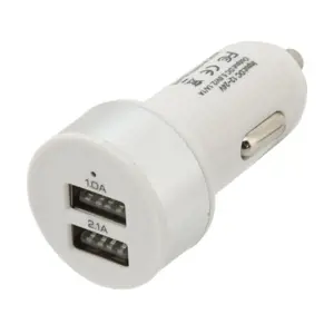 Compass Zástrčka 2xUSB 12-24V 5V/2100mA, 07406