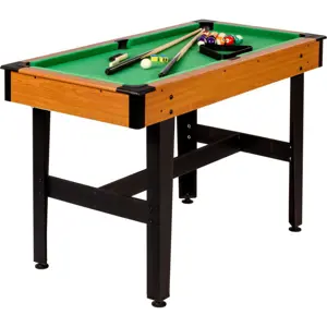 GamesPlanet® 57275  pool biliard kulečník s vybavením, 4 ft, zelený