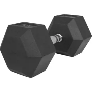 Gorilla Sports Hexagon jednoruční činka pogumovaná, 32,5 kg 76736