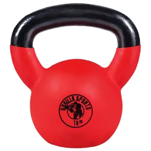Produkt Gorilla Sports kettlebell činka, pogumovaný povrch, 14 kg