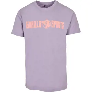 Gorilla Sports Sportovní tričko, fialová/korálová, 2XL