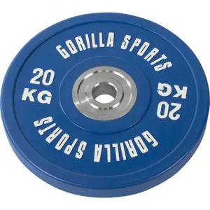 Gorilla Sports Zátěžový kotouč, pogumovaný, 20 KG