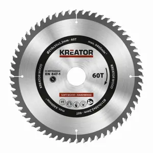 Kreator pilový kotouč na dřevo, 210 mm, 60 T