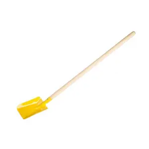Produkt Lopata/Lopatka žlutá s násadou kov/dřevo 80 cm nářadí