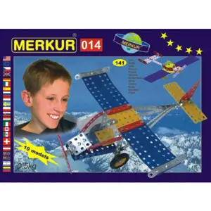 Produkt MERKUR Letadlo 01Stavebnice 10 modelů 1v krabici 26x18x5cm