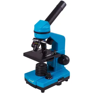 Produkt Mikroskop Levenhuk Rainbow, 2 L, zvětšení 400 x, modrý