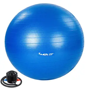 Produkt MOVIT Gymnastický míč s nožní pumpou, 55 cm, modrý