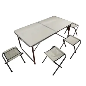 Produkt Rojaplast Kempingový set, stůl a 4 židle, 120 x 60 cm