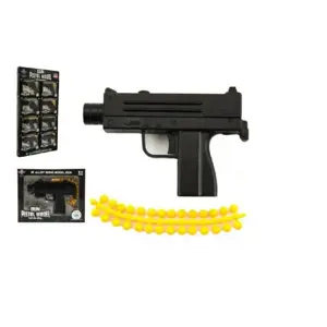 Produkt Teddies pistole kov/plast 10 cm na měkké kuličky